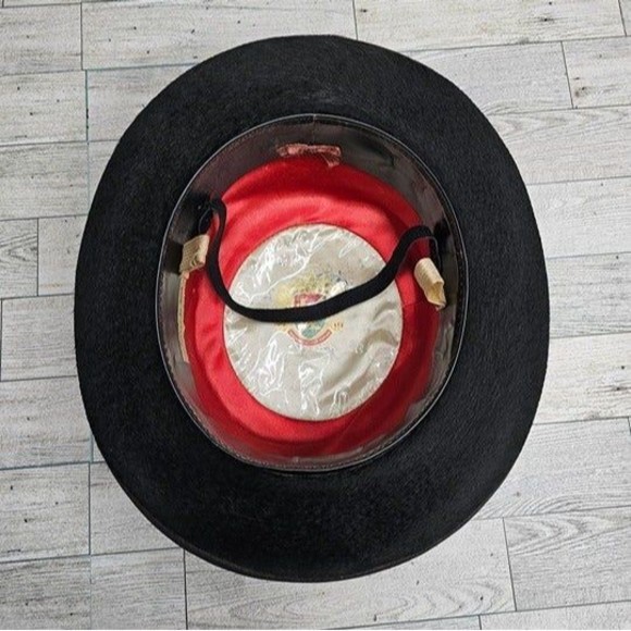 VINTAGE Biltmore Black Dressage Silk Finish Riding Hat, Size 6 7/8-7 w/ Box - Picture 5 of 10